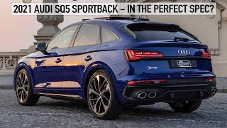 2021 AUDI SQ5 SPORTBACK  BEST SPEC ON THE 700NM COUPÉSUV Navarra blue  black optics [upl. by Anastasio]