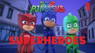 Superheroes Compilation Part 1  PJ Masks  Disney Junior [upl. by Schilling274]