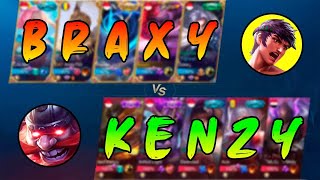 TEAM BRAXY vs TEAM KENZY  WHO WIN  MLBB [upl. by Revell]