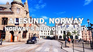 Alesund Norway  Driving Tour 4K [upl. by Hurleigh190]