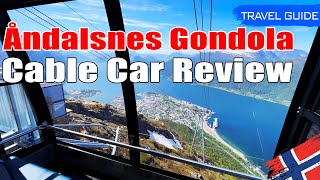 Romsdalsgondolen  Gondola Lift in Åndalsnes Norway Cable Car Review 4k [upl. by Ardnik]