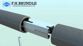 F H Brundle  Splice Lock used for joining tube  Single version [upl. by Ronni809]