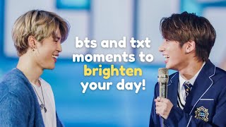 BTXT bts and txt moments to brighten your day [upl. by Irehs]