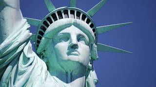 The Statue of Liberty constructing the light of democracy [upl. by Joses]