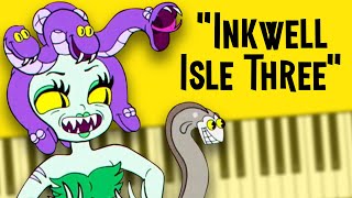 Inkwell Isle Three from Cuphead  Piano Tutorial [upl. by Acie]