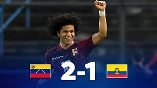 Eliminatorias  Venezuela 21 Ecuador  Fecha 5 [upl. by Ineslta]