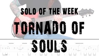 Solo Of The Week 37 Megadeth  Tornado of Souls [upl. by Bartlet]