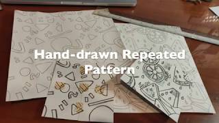 HandDrawn Repeated Pattern Tutorial [upl. by Cheney634]