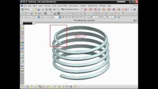 NX Hints and Tips  Creating Helical Shapes by Siemens PLM [upl. by Yesdnil]