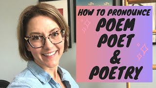 Learn to Pronounce POEM POET POETRY  American English Pronunciation Lesson learnenglish [upl. by Donnamarie336]