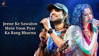 Dhadkan Lyrics  Jubin Nautiyal Palak Muchhal [upl. by Nauqad656]