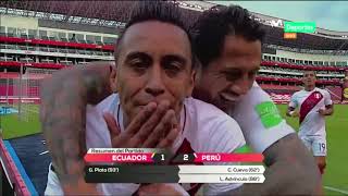 Perú vs Ecuador  21  RESUMEN y GOLES de la Selección  Fecha 8  Clasificatorias Qatar 2022 [upl. by Reinhold]