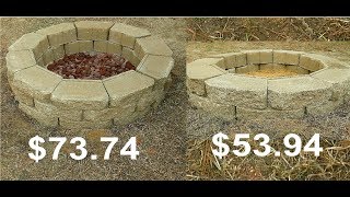 How To Build A Fire Pit Under 60 Easy Simple [upl. by Ennyleuqcaj353]