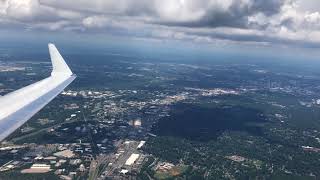 American CRJ900 Takeoff from Charlotte Douglas CLT International Airport [upl. by Carbrey744]