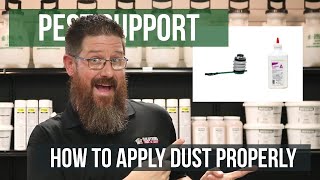 How to Use Pesticide Dust Properly  Pest Support [upl. by Aidnis]