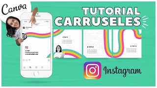 Cómo CREAR CARRUSELES para INSTAGRAM con Canva [upl. by Yentnuoc]