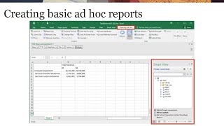 Creating Basic Ad Hoc Reports in Smart View [upl. by Noffihc300]